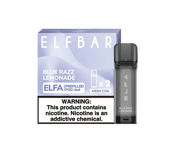 Картриджі для вейпу Elf Bar Elfa 2 мл 5% Blue Razz Lemonade 2 шт. (Малина + Чорниця)